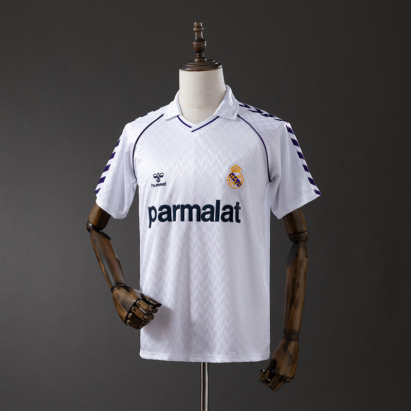 Real Madrid Jersey 1986-87 Home Retro Football Kit