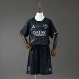 Kids PSG Night Jersey 2025/26 Football Kit Soccer Shirt