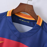 Retro Barcelona Jersey 2015/16 Home Long Sleeves Football Kits Soccer Shirt - PalmSportss