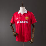 Man United Jersey 1992-94 Home Retro Football Kit