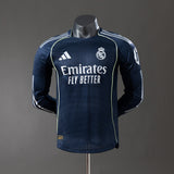 Real Madrid Jersey 25/26 Away Football Kit Long Sleeves Player Version