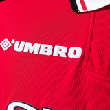 Man United Jersey1998-99 Home Retro Football Kit Long Sleeves
