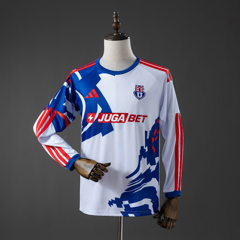 University of Chile Away Jersey 2026-2027 Long Sleeves Football Kit Soccer Shirt