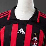 AC Milan Jersey 2006-07 Home Retro Football Kit Long Sleeves