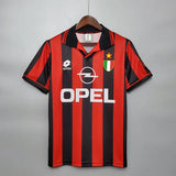 AC Milan Retro Jersey 1996/97 Home Football Jersey Soccer Shirt - PalmSportss