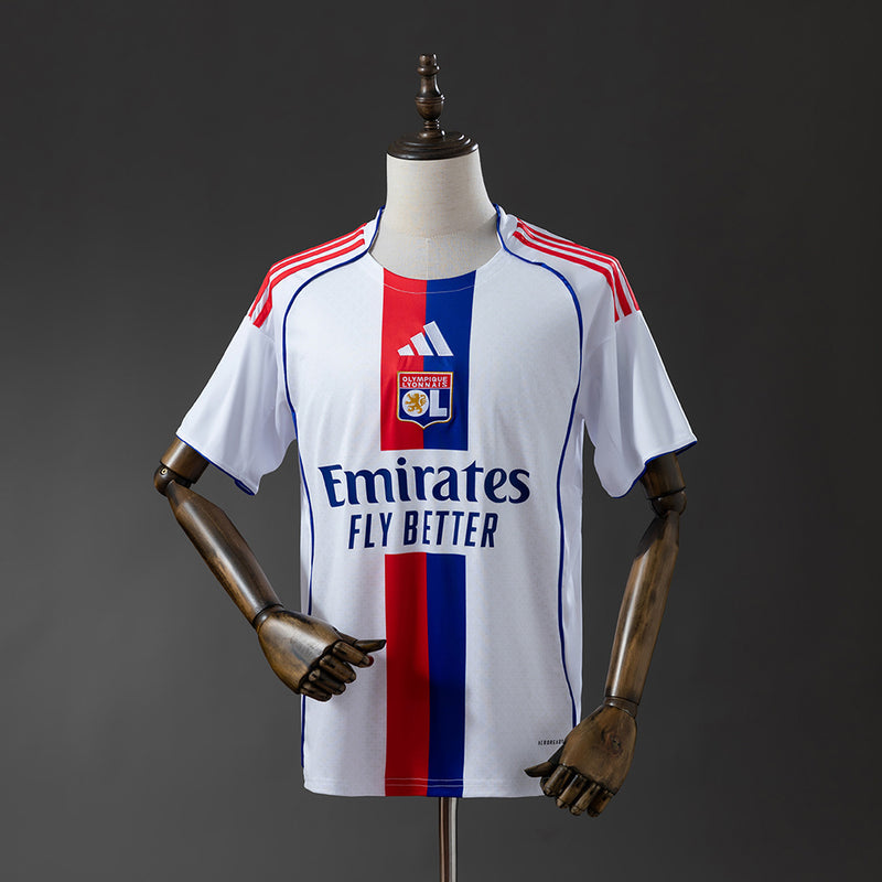 Olympique Lyonnais Jersey 25/26 Home Football Kit Fans Version