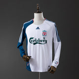 Liverpool Jersey 2006-07 Away Retro Football Kit Long Sleeves PalmSportss
