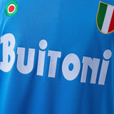 Napoli Jersey 1987-88 Home Retro Football Kit Long Sleeves