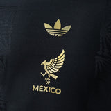 Mexico Jersey 25/26 Black Kit Player Version Long Sleeves