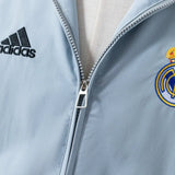 Real Madrid Windbreaker 2004-05 Football Jacket Black Grey - PalmSportss