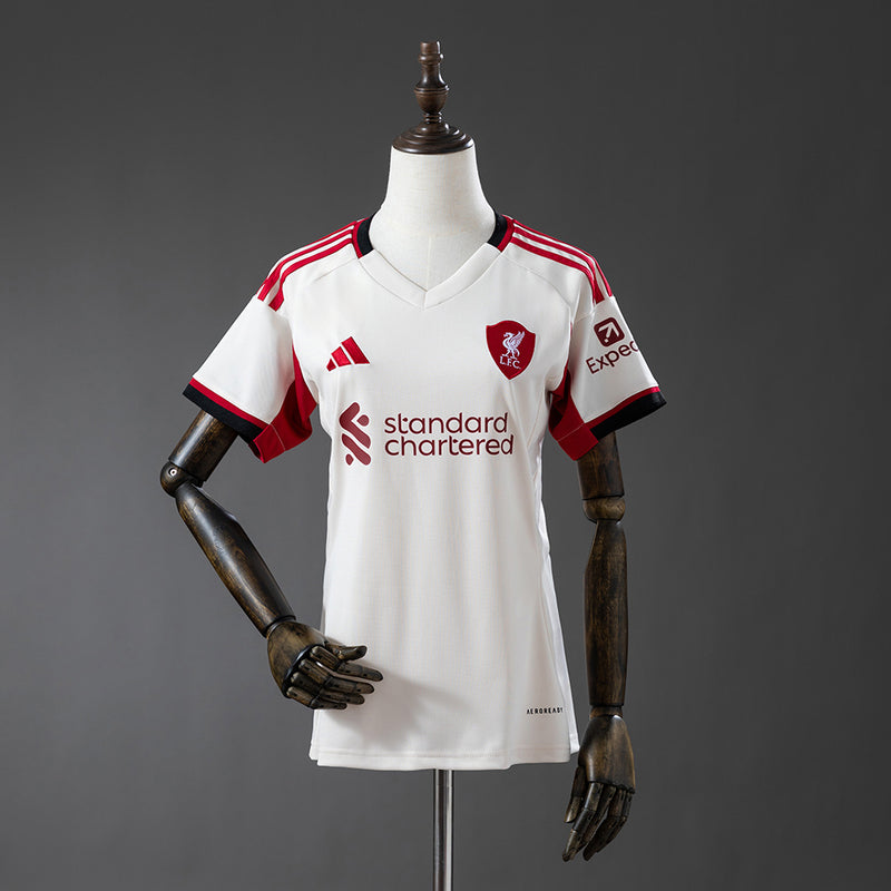 Women Liverpool Jersey 25/26 Away Football Kit Soccer Jersey