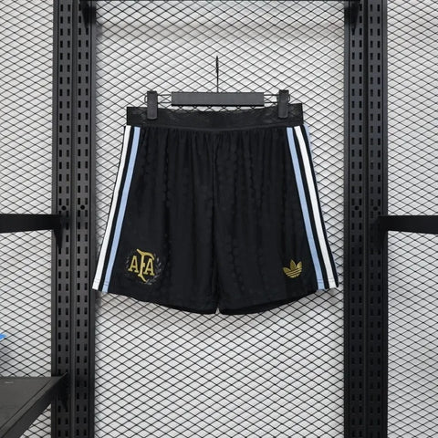 Player Version Argentina Shorts 2025 Black Football Kit Soccer Shorts