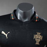 Player Version Portugal Black Jersey 2025/26 Home Football Kit Long Sleeves