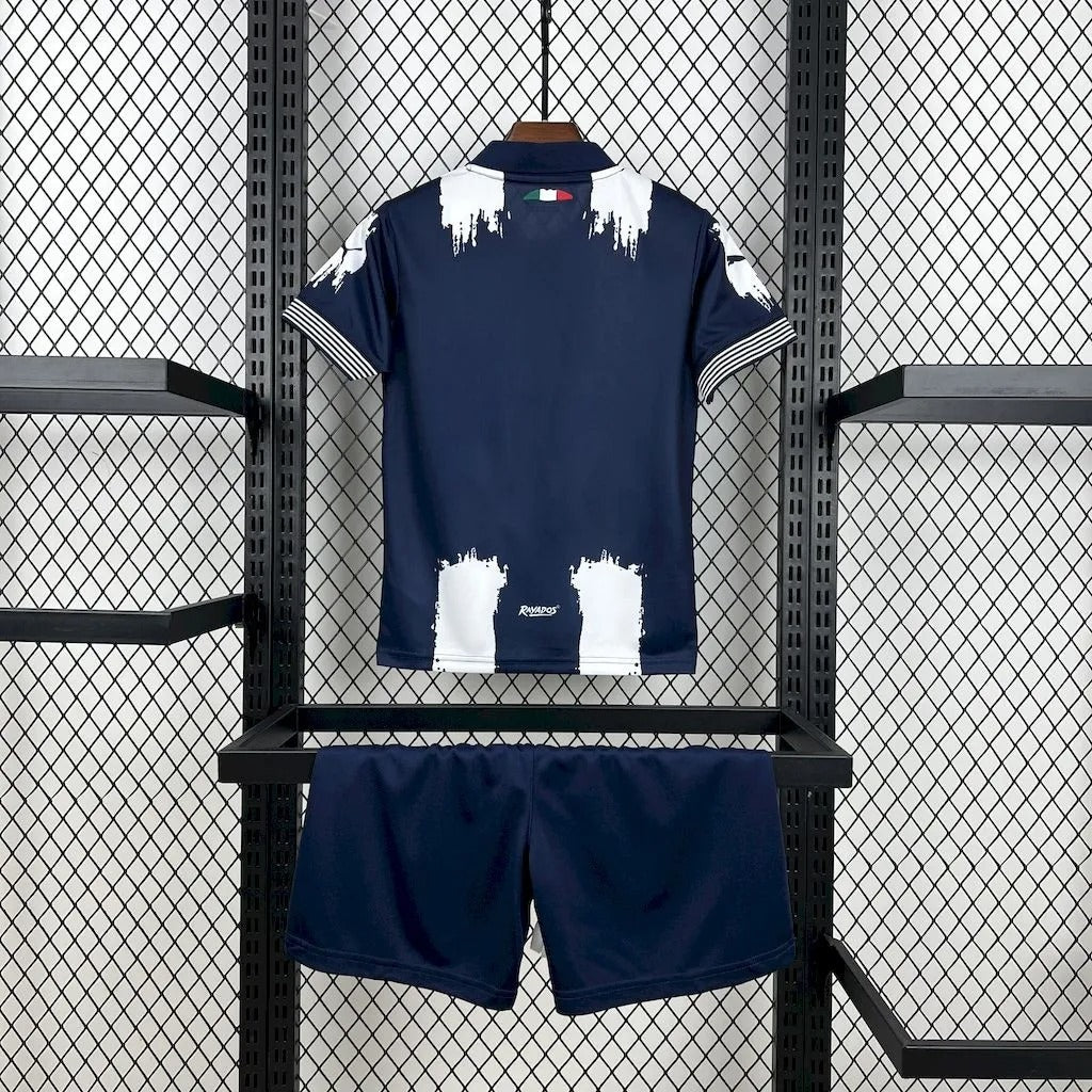 Kids Monterrey Jersey 25/26 Home Football Kit Soccer Jersey