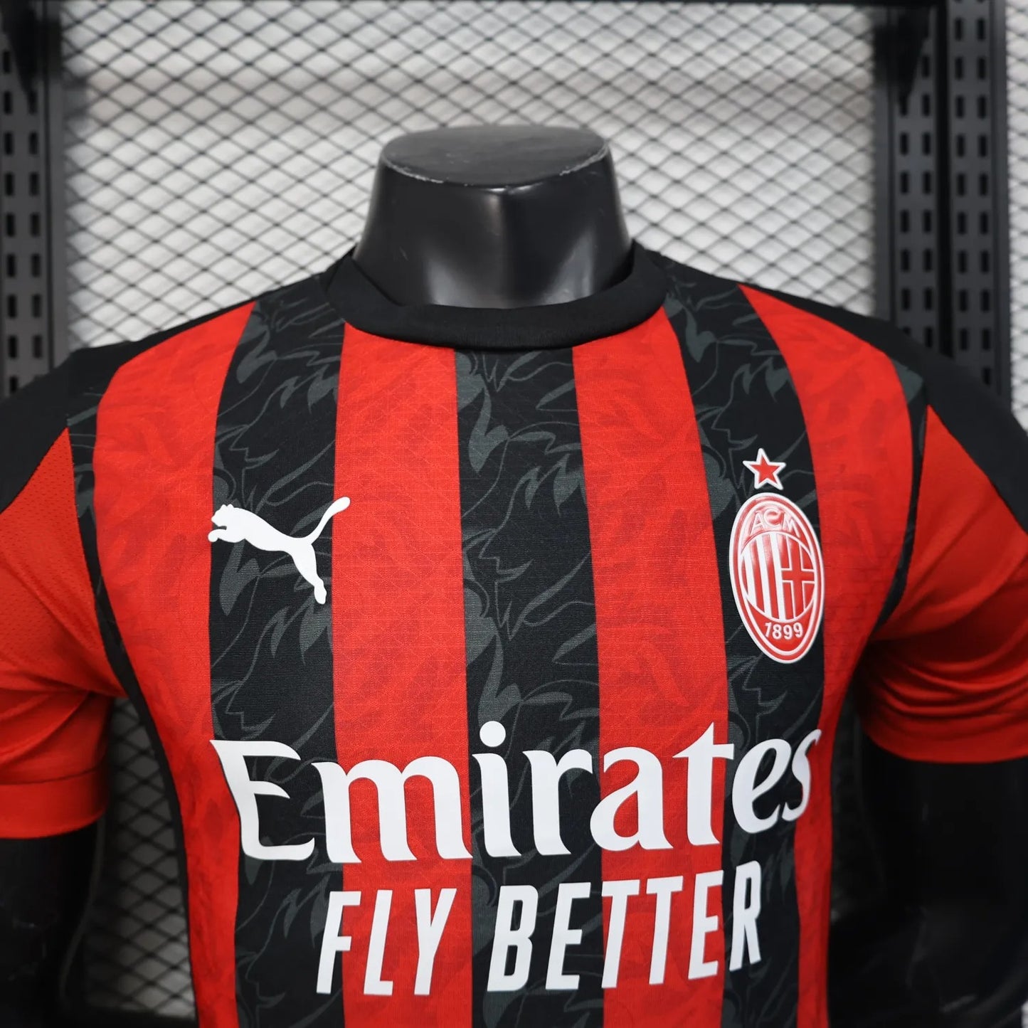 player version ac milan jersey 25/26 home football kit soccer jersey