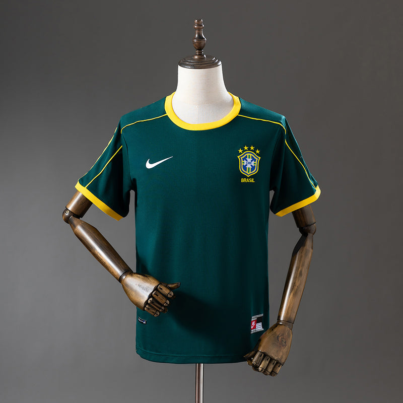 Brazil Jersey 1998 Goalkeeper Retro Football Kit