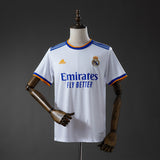 Real Madrid Home Jersey 2021-22 Retro Football Kit Soccer Shirt