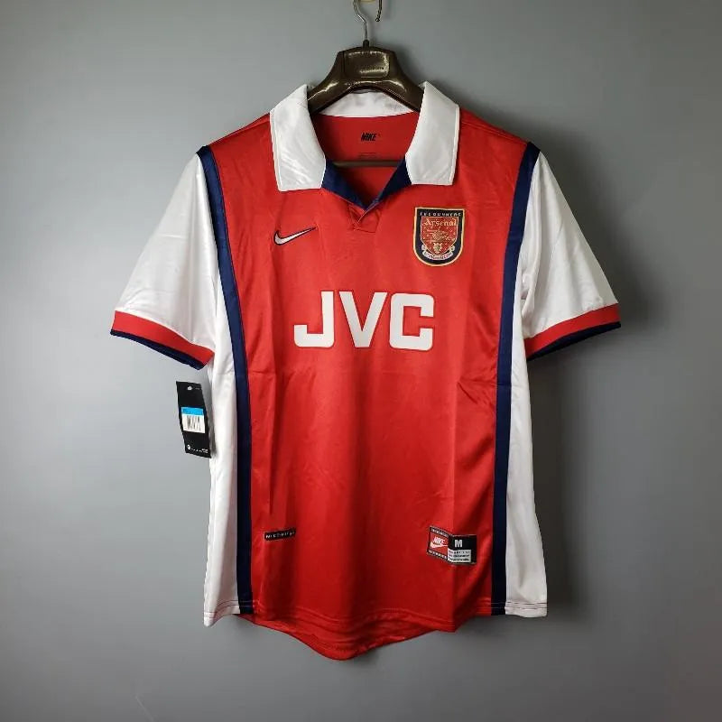 Arsenal Retro Jersey 1998 Home Football Jersey Soccer Shirt