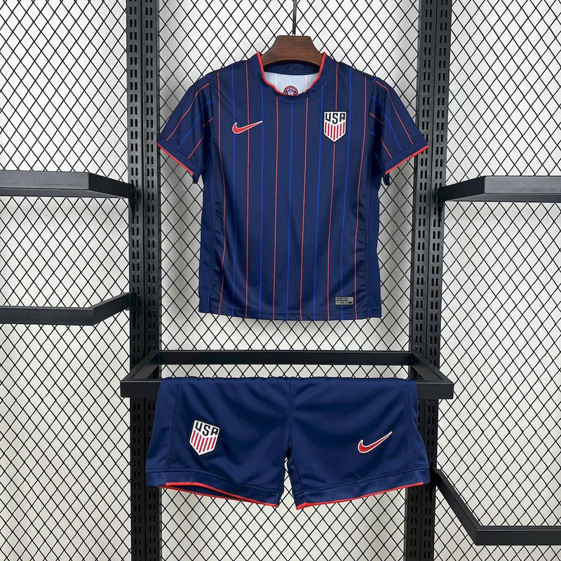 Kids USA Jersey 25/26 Away Football Kit Soccer Jersey