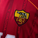 Rome Jersey 1999-00 Home Retro Football Kit Long Sleeves