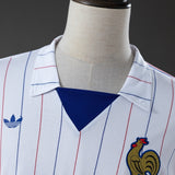 Retro France Away Jersey 1980-1982 Long Sleeves Football Kit Soccer Shirt