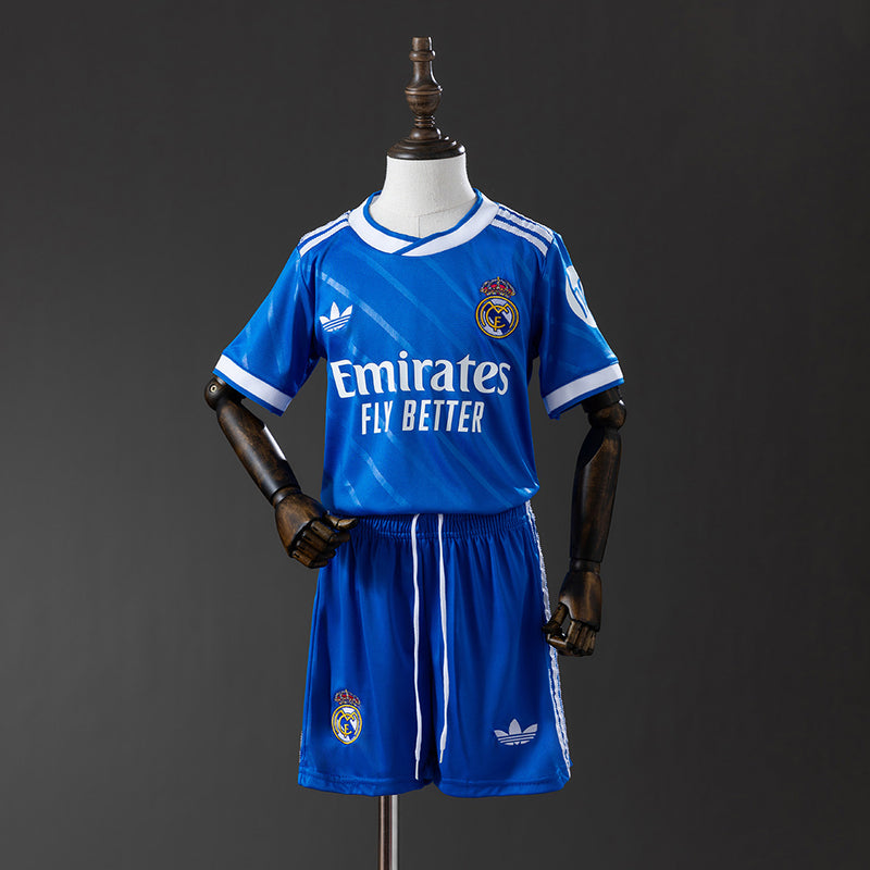 Kids Real Madrid Jersey 25/26 Third Football Kit