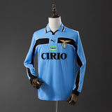 Lazio Jersey 1998-99 Home Retro Football Kit Long Sleeves