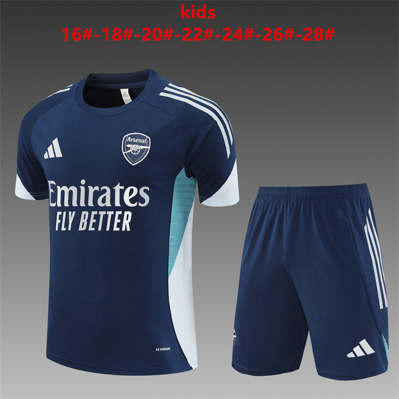 Kids Arsenal Training Tracksuits 25-26 Football Kit Soccer Jersey