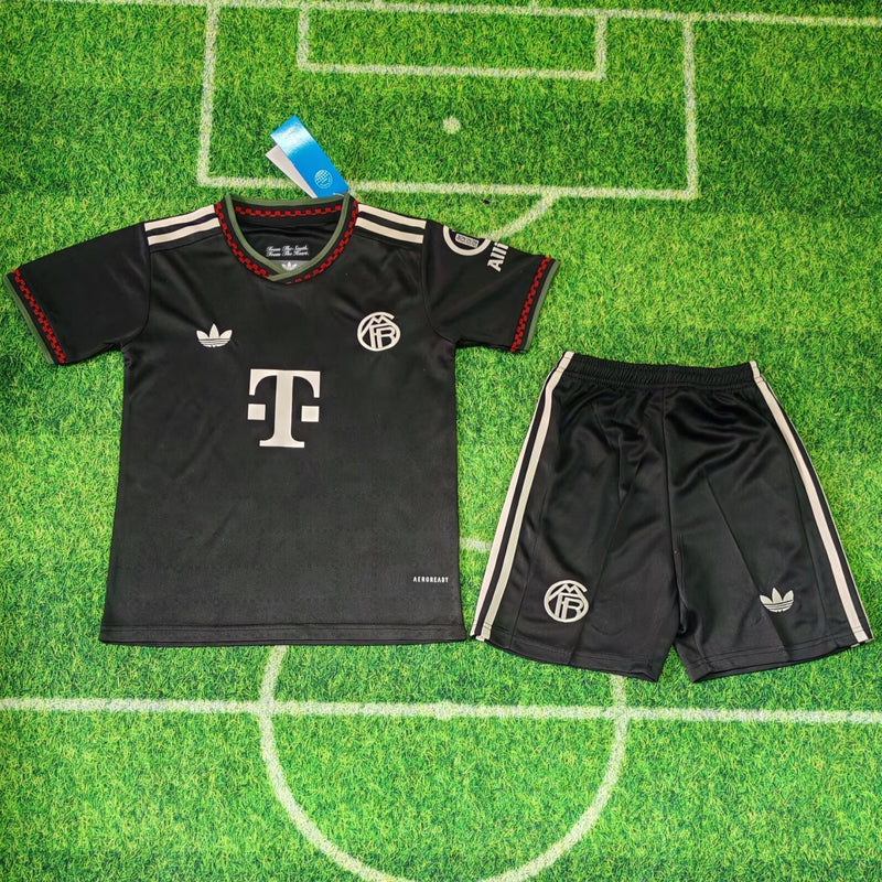 Kids Bayern Munich Jersey 25/26 Third Football Kit Soccer Jersey