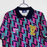 Retro Scotland Jersey 1988-89 Away Football Kit Soccer Shirt - PalmSportss