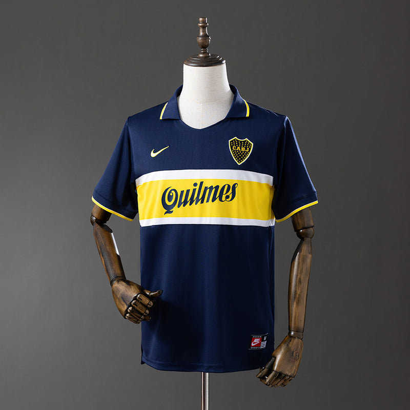 Boca Juniors Jersey 1996-97 Home Retro Football Kit