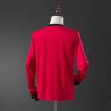 Man United Jersey 2009-10 Home Retro Kit Long Sleeves