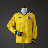 Colombia Originals Home Jersey 1994 Retro Long Sleeves Football Kit Soccer Shirt