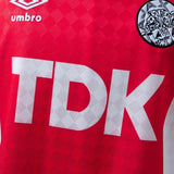 Ajax Home Jersey 1989-90 Retro Football Kit Soccer Shirt