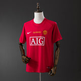 Man United Jersey 2007/08 Retro Home Football Kit