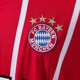 Bayern Munich Jersey 2017-18 Home Retro Football Kit