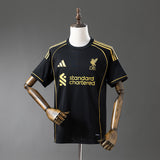 Liverpool Jersey 2025/26 Black Football Kit Fans Version