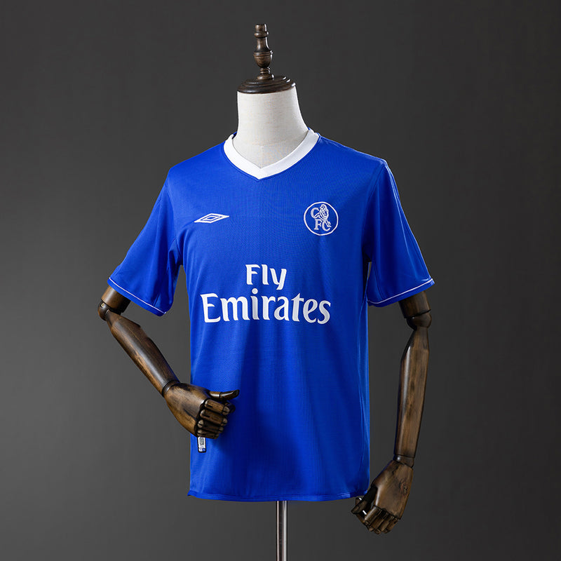 Chelsea Jersey 2003-05 Home Retro Football Kit