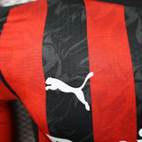 Player Version AC Milan Jersey 25/26 Home Long Sleeves Football Kit Soccer Jersey