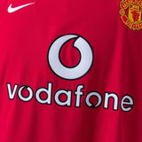 Man United Jersey 2002-04 Home Retro Football Kit