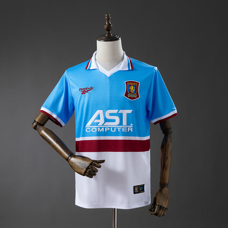 Retro Aston Villa Away Jersey 1997-98 Football Kit Soccer Jersey