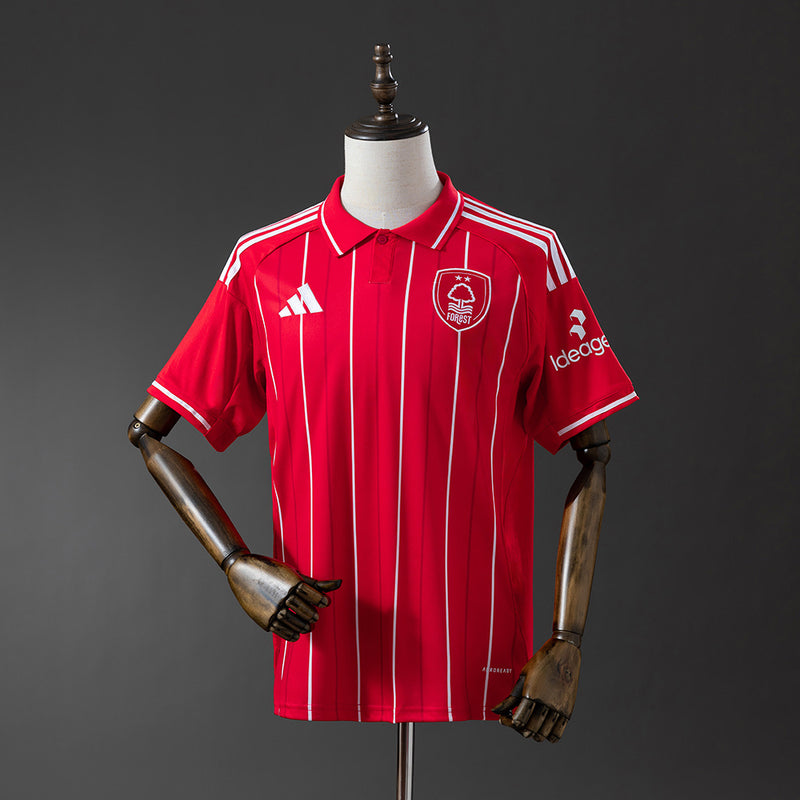 Nottingham Forest Jersey 25/26 Home Football Kit Fans Version