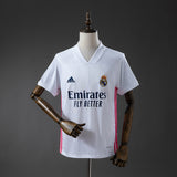 Real Madrid Home Jersey 2020-21 Retro Football Kit Soccer Shirt