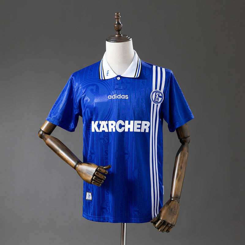 Schalke 04 Jersey 1996-97 Home Retro Football Kit