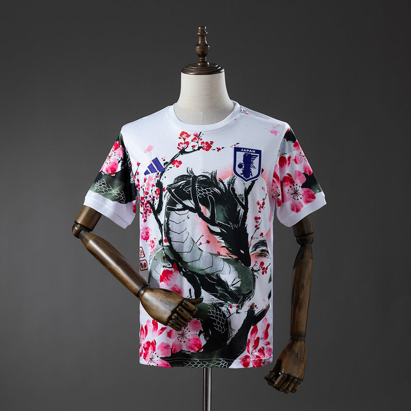 Japan Cherry Blossom And Dragon Jersey 2026 Football Kit Soccer Shirt