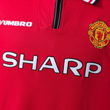 Man United Jersey1998-99 Home Retro Football Kit