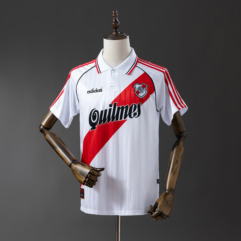River Plate Jersey 1995-96 Home Retro Football Kit