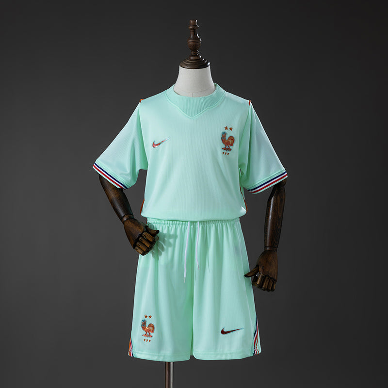 Kids France Away Jersey 2026 World Cup Football Kit Soccer Shirt