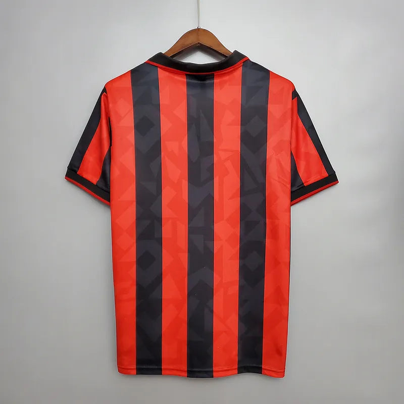 AC Milan Retro Jersey 1993/94 Home Football Jersey Soccer Shirt