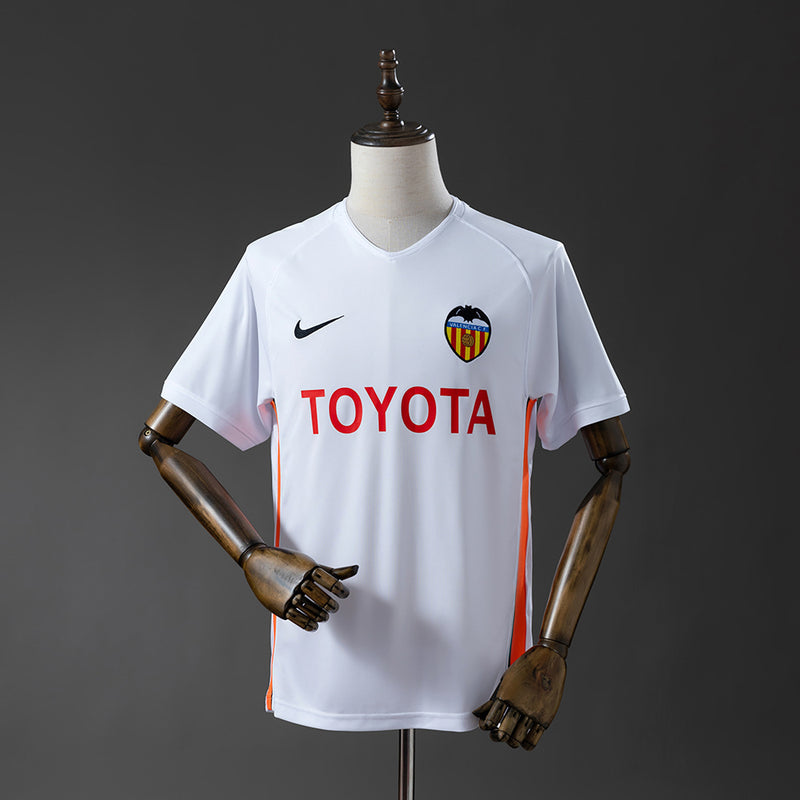 Valencia Jersey 2006-07 Home Retro Football Kit